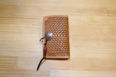 バスケット柄のコインホルダー画像1