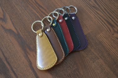 ベルギー革の靴べらキーホルダー4