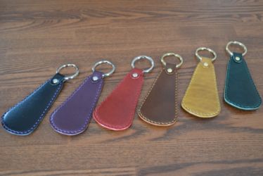 ベルギー革の靴べらキーホルダー2