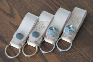 ベルトループキーホルダー・ヌメ2