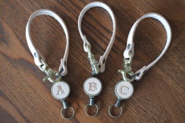 イニシャル刻印キーリール2