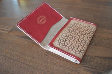 名刺入れスタンピング染めアンティーク6