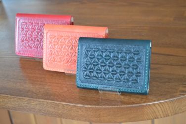 名刺入れスタンピング手染め1